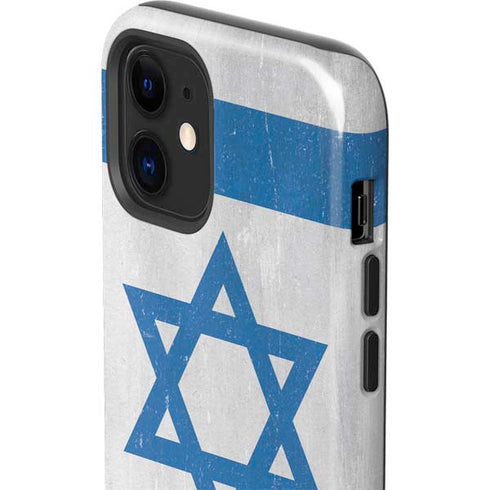 Israel Flag Distressed iPhone 12 Mini Impact Case
